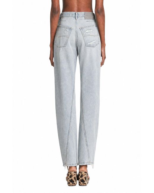 Balenciaga Blue Twisted Seam Jeans