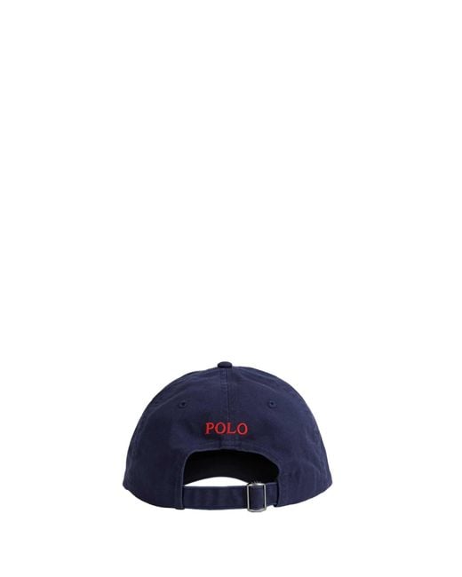 Polo Ralph Lauren Blue Pony Twill Sports Cap for men