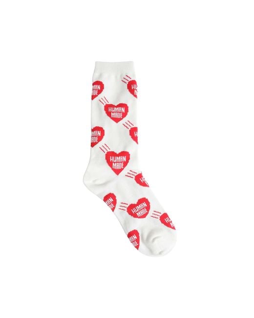 Human Made Red Heart Socks for men