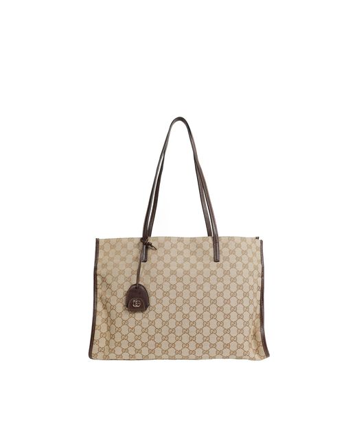 Gucci Natural Londra Large Tote Bag
