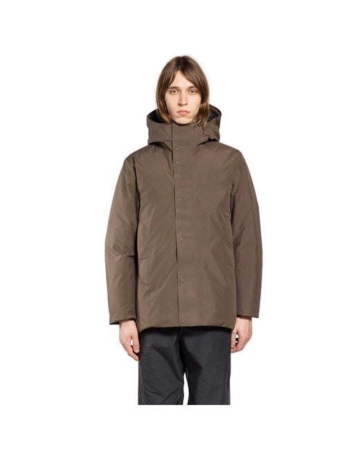 Goldwin Brown Gore-Tex Snow Range Down M/L Jacket for men