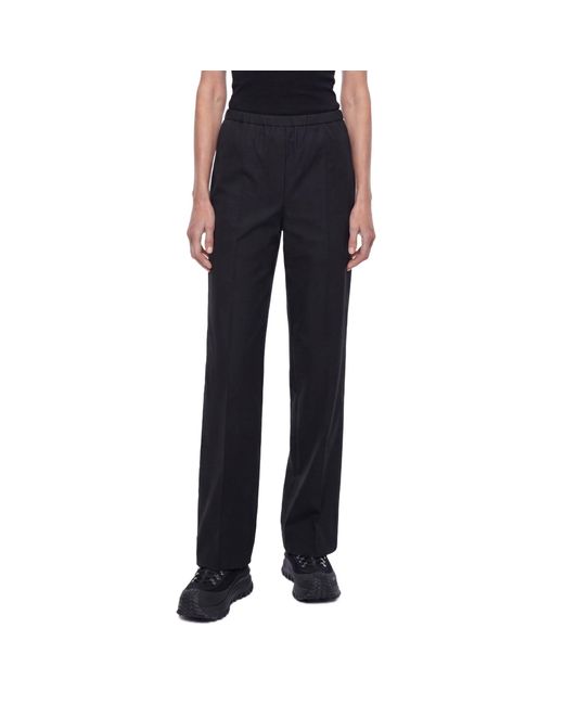 Moncler Black Cotton Poplin Pants