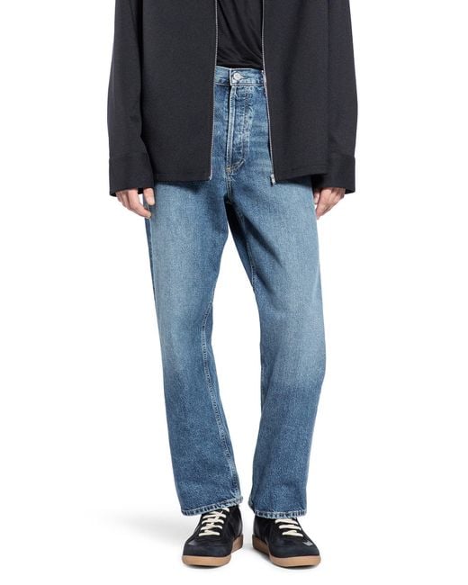 Agolde Blue 90's Mid-Rise Loose Fit Jeans for men