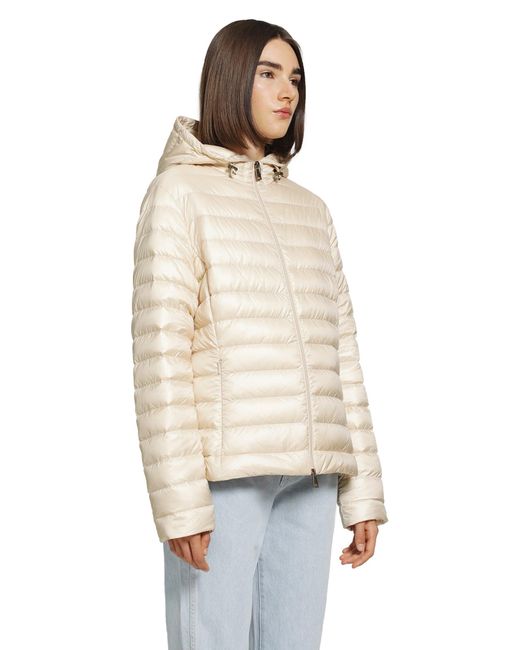 Moncler Blue Igelhood Short Down Jacket