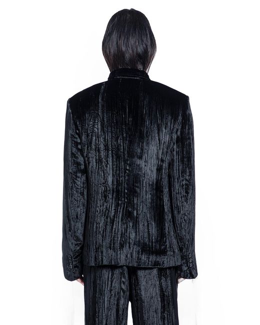 Ann Demeulemeester Black Lucius Deconstructed Jacket for men
