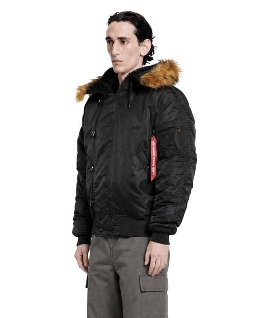 Alpha Industries Black N-2B Heritage Jacket for men