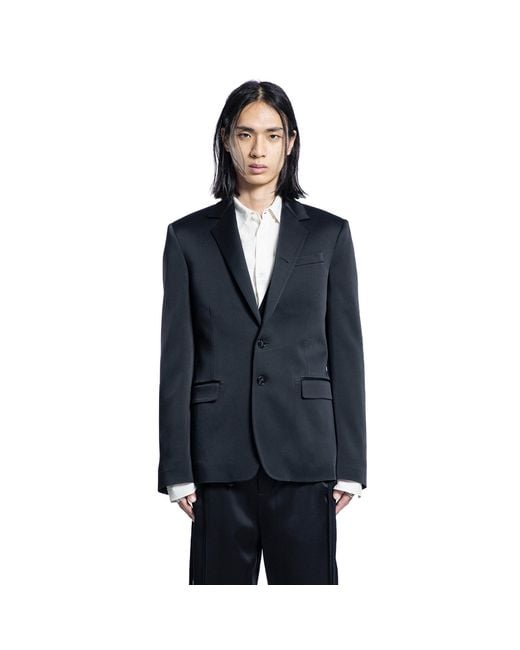 Ann Demeulemeester Blue Vince Blazer for men