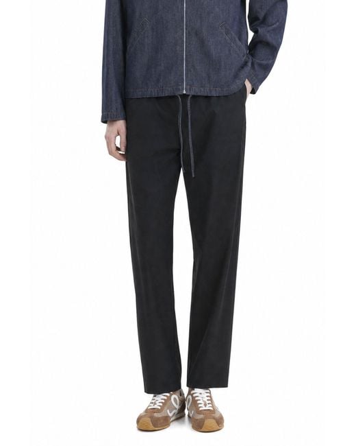 Loewe Black Drawstring Trousers for men