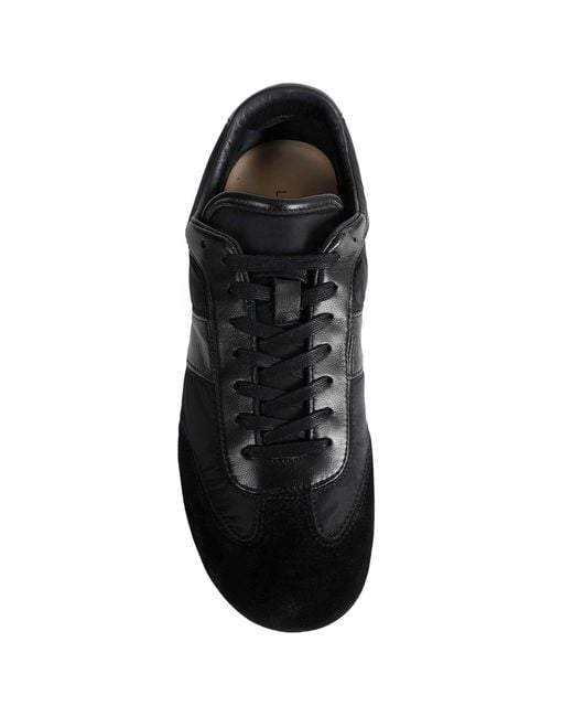 Lemaire Black Suede Soft Runner Sneakers for men