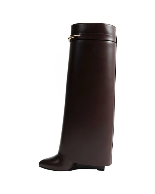 Givenchy Black Shark Pinch Boots 90Mm
