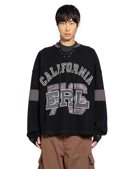 ERL Laced Hockey Jersey in Black for Men | Lyst
