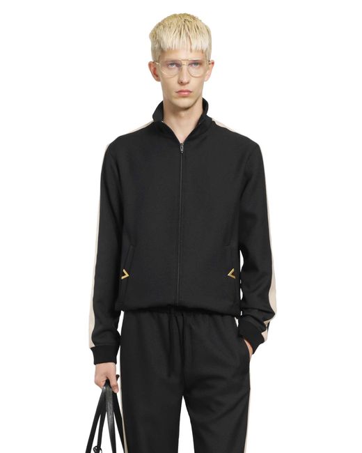 Valentino Black Vlogo Sweatshirt for men