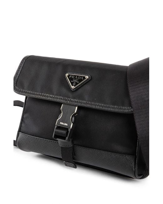 Prada Black Re-Nylon And Saffiano Leather Smartphone Case€ 920Re-Nylon for men