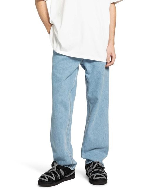 Carhartt Blue Single Knee Denim Pants for men