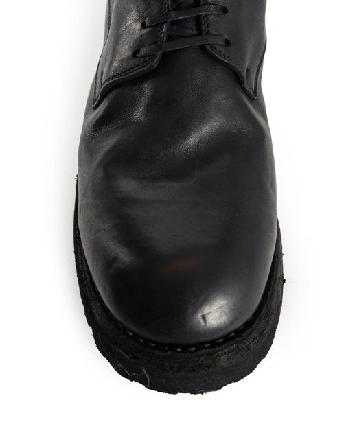 Guidi Black Lace-Ups for men