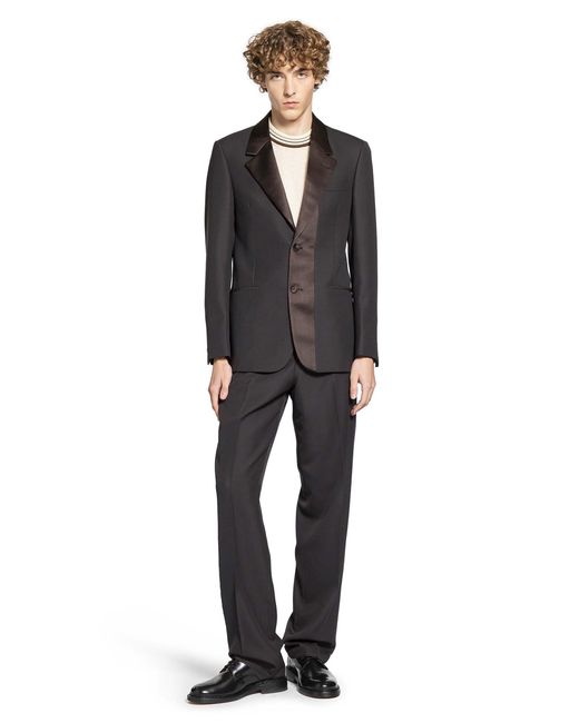 Fendi Black Crepe Blazer for men
