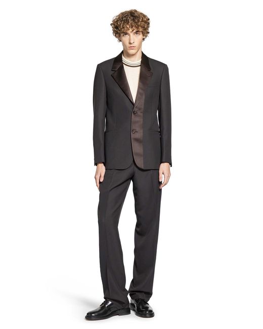 Fendi Black Crepe Blazer for men
