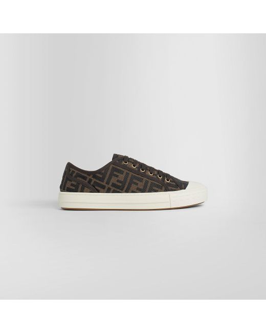 Fendi Gray Low-Top for men