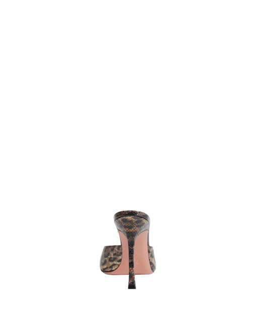 AMINA MUADDI Brown Alexa Leopard Print Mules