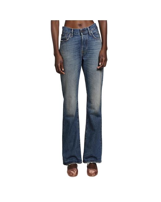 Acne Blue Regular Fit Jeans