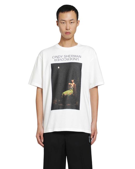 Undercover White Cindy Sherman C/S T-Shirt for men