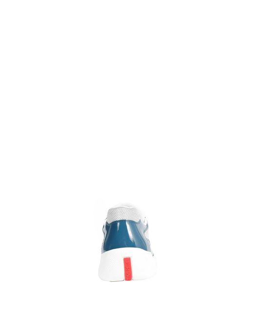 Prada Blue America's Cup Sneakers for men