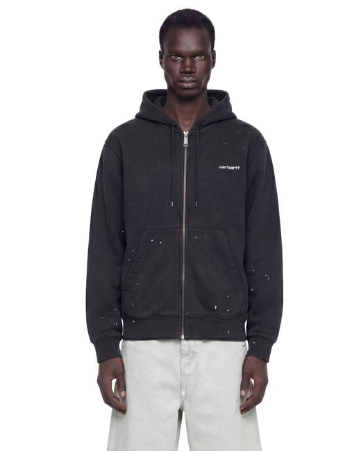 Carhartt Black Hooded Painter Jacket for men