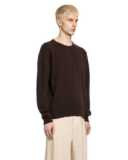 Lemaire Black Sweater for men