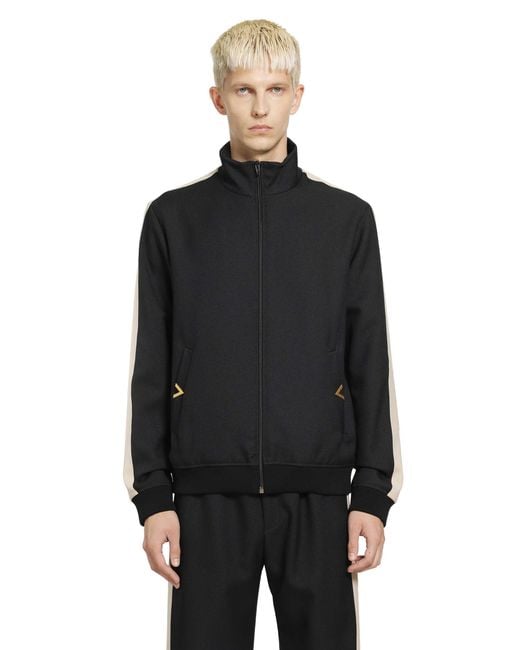 Valentino Black Vlogo Sweatshirt for men