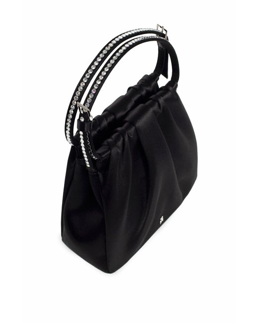 AMINA MUADDI Black Top Handle Bags
