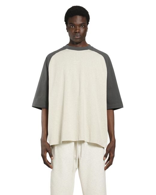Fear Of God Natural Signature Baseball Tee for men
