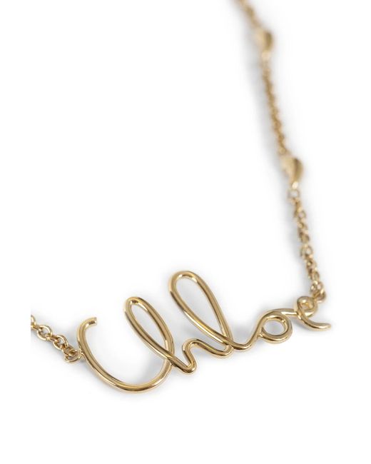 Chloé Metallic The Iconic Necklace