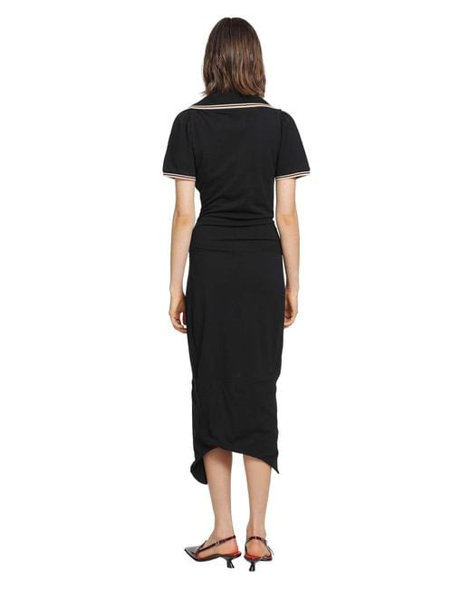 Vivienne Westwood Black Long Monday Pulling Dress