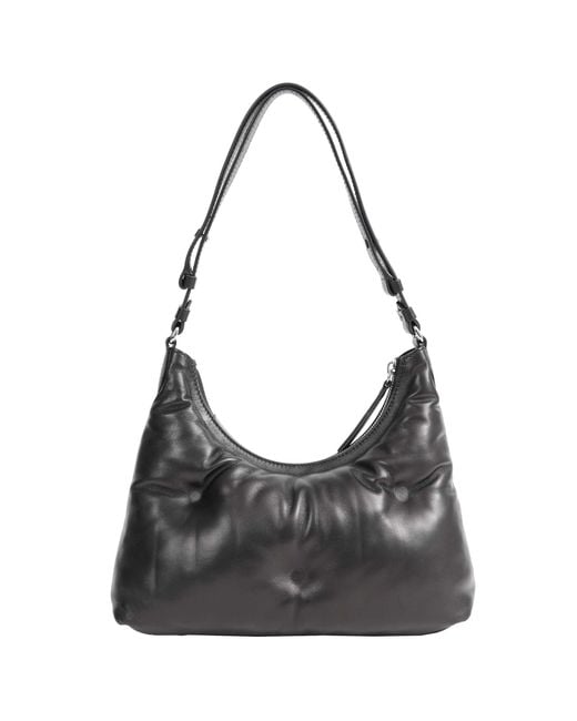 Maison Margiela Black Small Glam Slam Hobo Bag for men