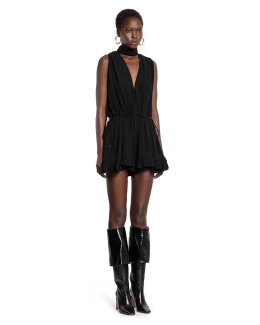 Chloé Black V-Neck Jumpsuit