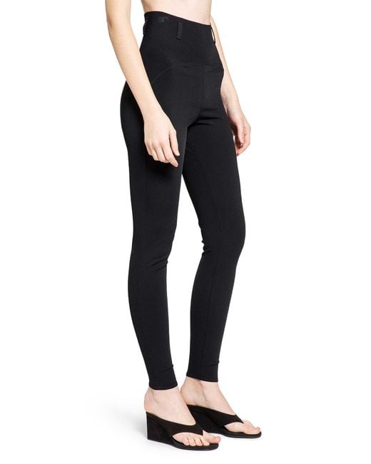 Alaïa Blue Rib Leggings