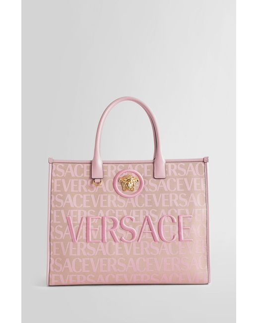 Versace Pink Tote Bags
