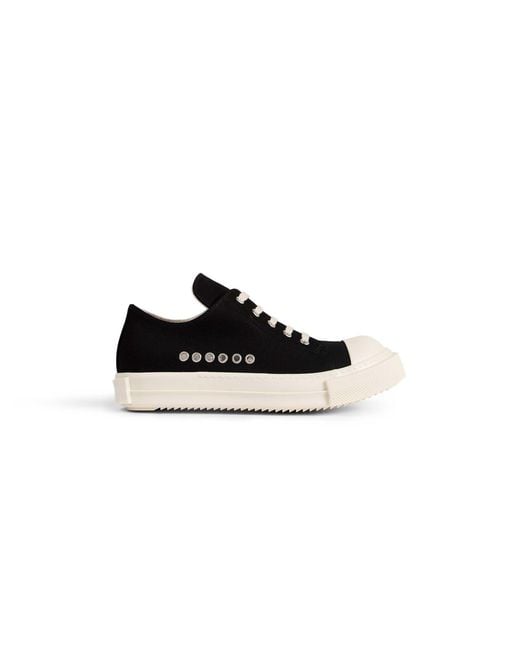 Rick Owens Black Temple Extreme Low Sneakers for men