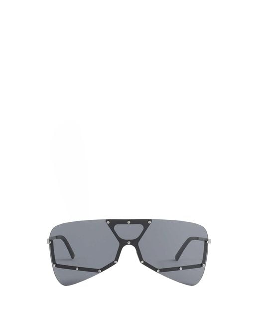 Rick Owens Gray Tower Sunglasses for men