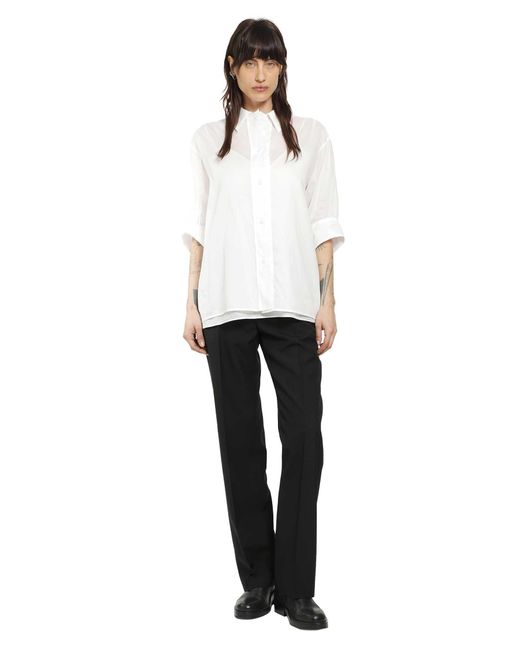 Jil Sander Black Wool Trousers