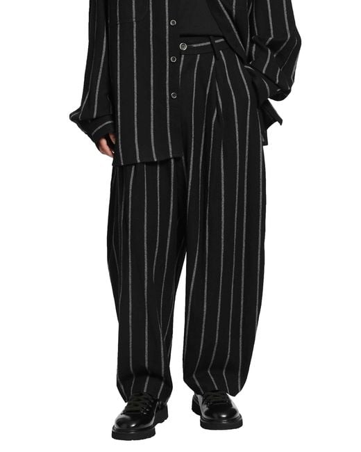 Uma Wang Black Patina Pants for men