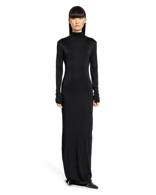 Khaite Black Vestito Norla