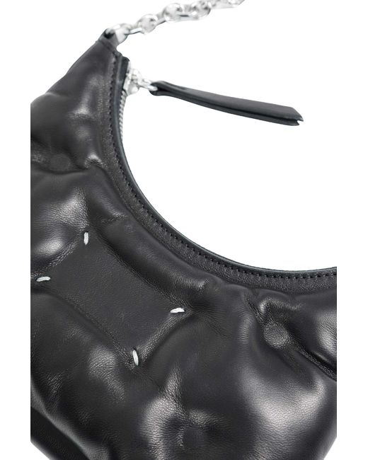 Maison Margiela Black Glam Slam Hobo Micro Bag for men