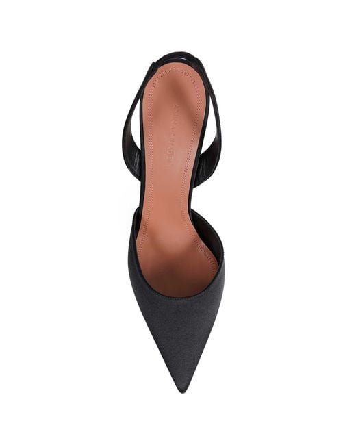 AMINA MUADDI Black Holli Sling 95 Pumps
