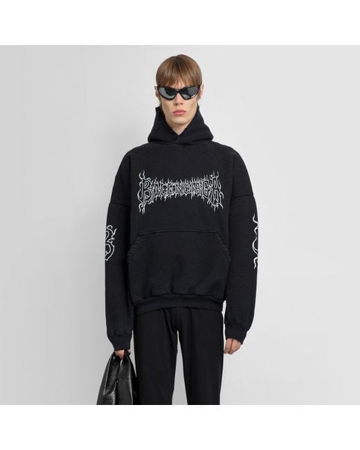 Balenciaga Black Sweatshirts for men