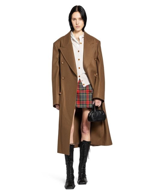 Vivienne Westwood Brown Winston Wool Coat