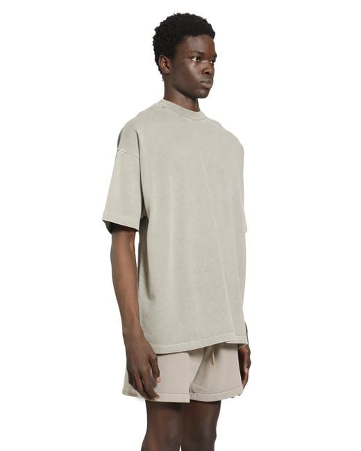 Fear Of God Gray Signature 90S Short Sleeve Tee for men