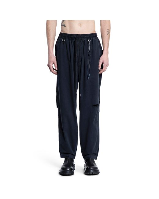 MASTERMIND WORLD Blue Trousers for men