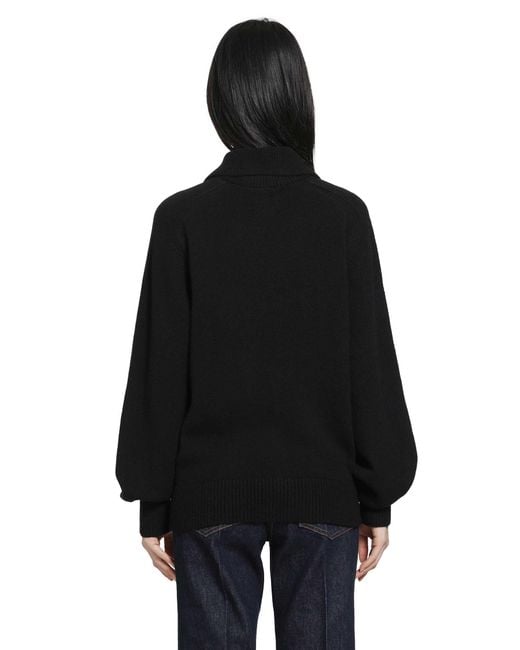 Khaite Black Jackson Sweater