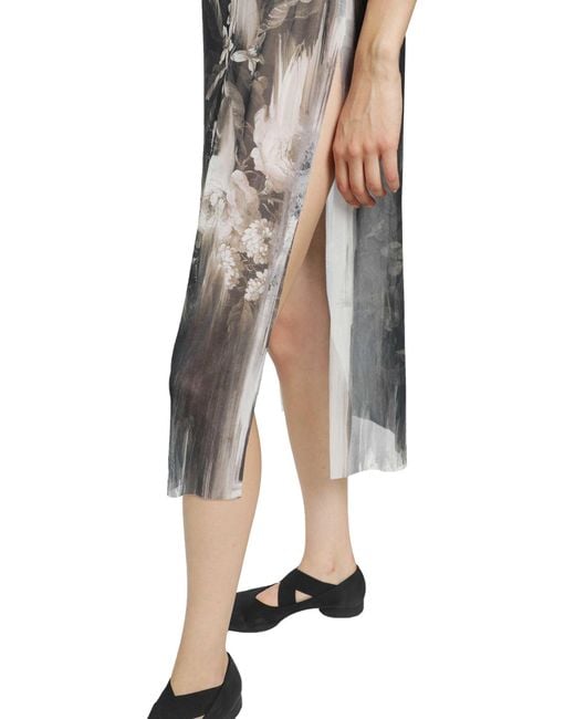 IA London Metallic Moonlight Roses Sheer Dress